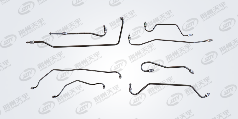 轉向器左右油管（裝配后效果）